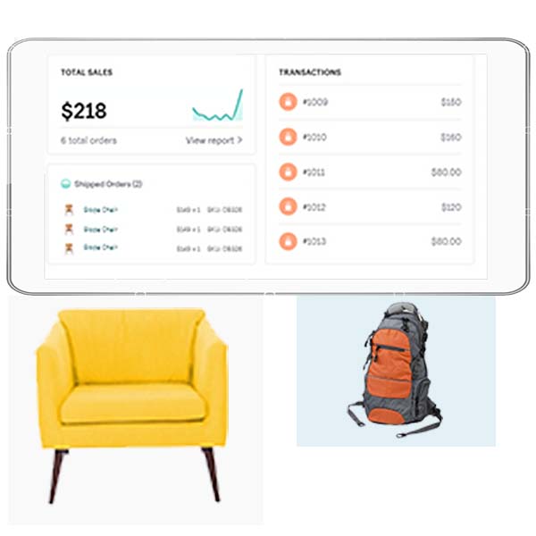 ecommerce products with price and transaction statistics